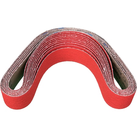 Pferd Coated Belt, Co-Cool, 2"x48", 40 Grit, 2" W, 48" L, Coated, Ceramic Oxide, 40 Grit 49588